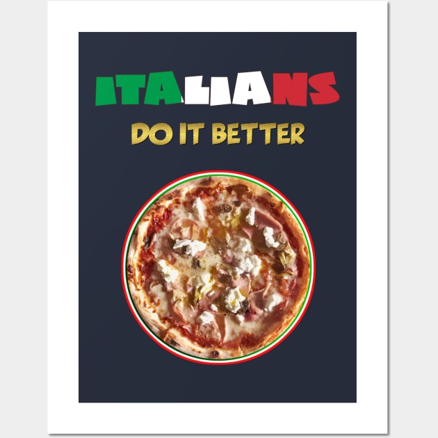 Italians do it better: the PIZZA Wall Art by RiverPhildon